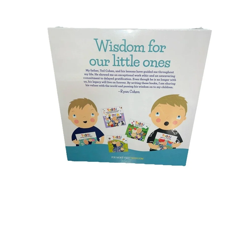 Teddy Books by Ryan Cohen "Wisdom For Our Little Ones" 5 Book Set Volume 1 - Picture 3 of 4
